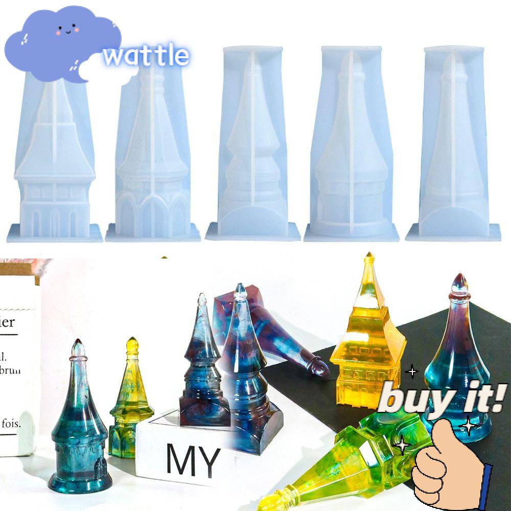 Khuôn Silicone Làm Nhẫn Hình Lâu Đài Trang Trí Tiệc Cưới