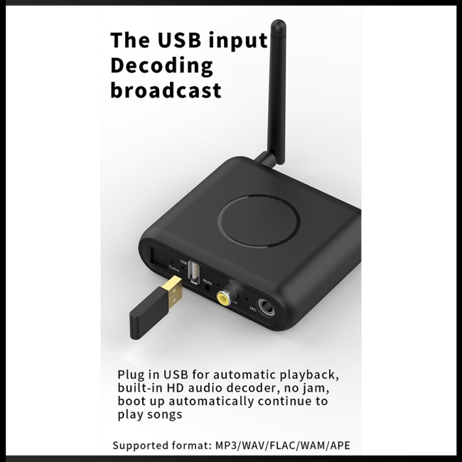 Bộ Thiết Bị Khuếch Đại Âm Thanh Bluetooth 5.0 Đa Năng Kỹ Thuật Số Có Điều Khiển Từ Xa