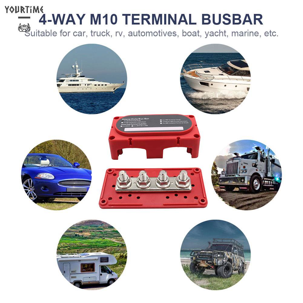 Khối Đấu Nối Đầu Cuối 300A 48V Cho Xe Hơi / Tàu Thuyền / Xe Tải