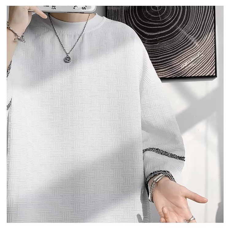 Áo Thun Tay Ngắn Chất Liệu Lụa Lạnh Thời Trang Mùa Hè Cho Nam