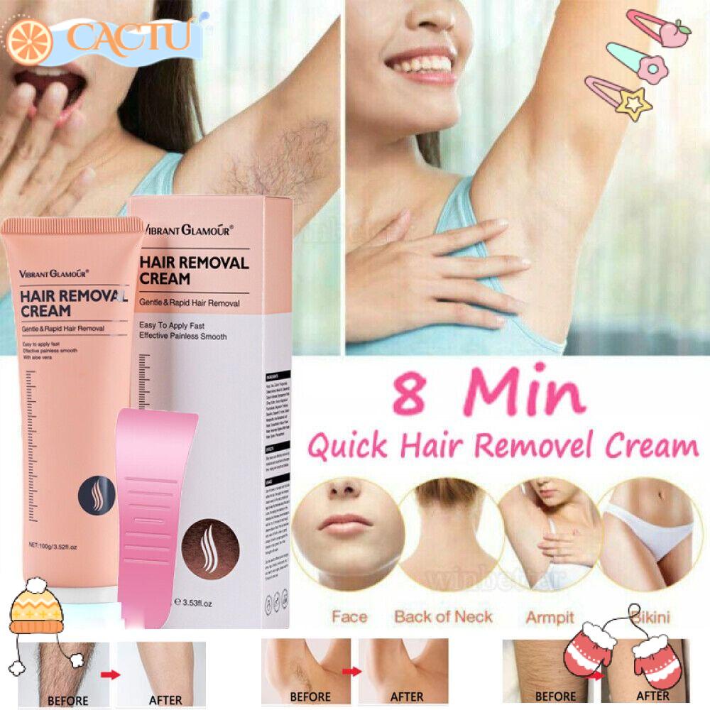 CACTU Kem Tẩy Lông Vĩnh Viễn Dạng Xịt Không Đau Cho Vùng Da Dưới Cánh Tay
