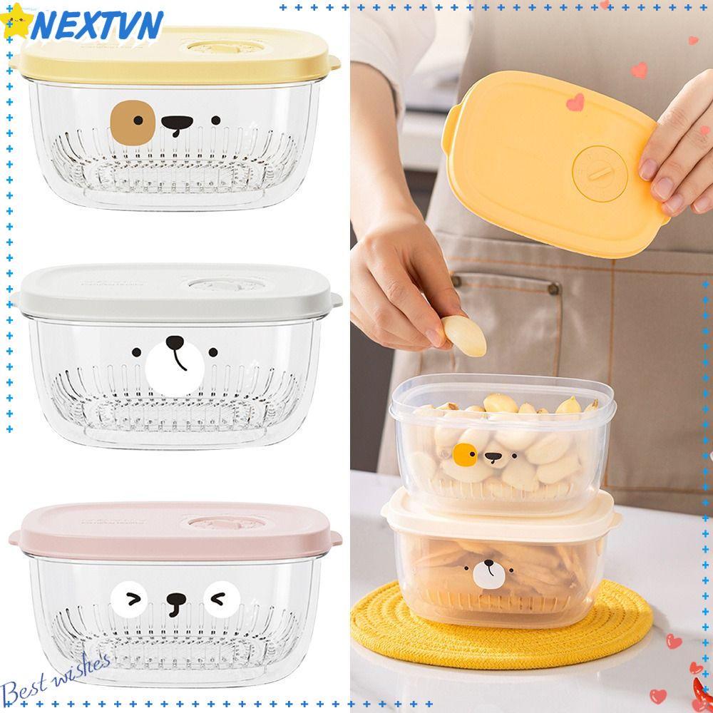 Hộp Đựng Rau Củ Quả Cỡ Lớn Có Nắp Đậy Tiện Lợi