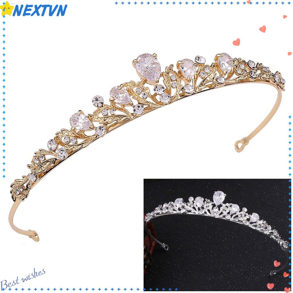 Vương Miện Cài Tóc Cô Dâu Thiết Kế Sang Trọng|Khăn Trùm Đầu Thiết Kế Đơn Giản Tiện Dụng