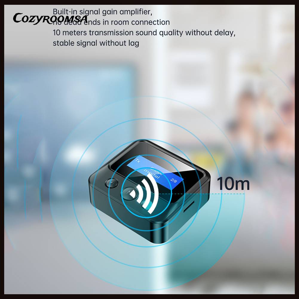 Bộ Nhận Tín Hiệu Âm Thanh Bluetooth 5.0 Không Dây 3.5mm AUX RCA