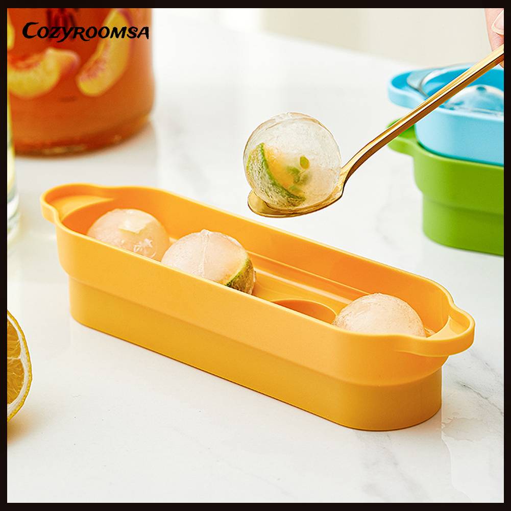 Khuôn Silicone Làm Đá 4 Ô Có Thể Tái Sử Dụng