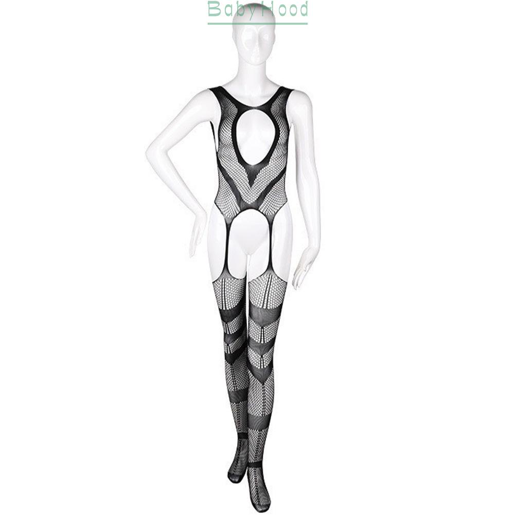 Stockings Body Stockings Bodysuits Erotic Lingerie Full Body Jacquard Jumpsuit#BBHOOD