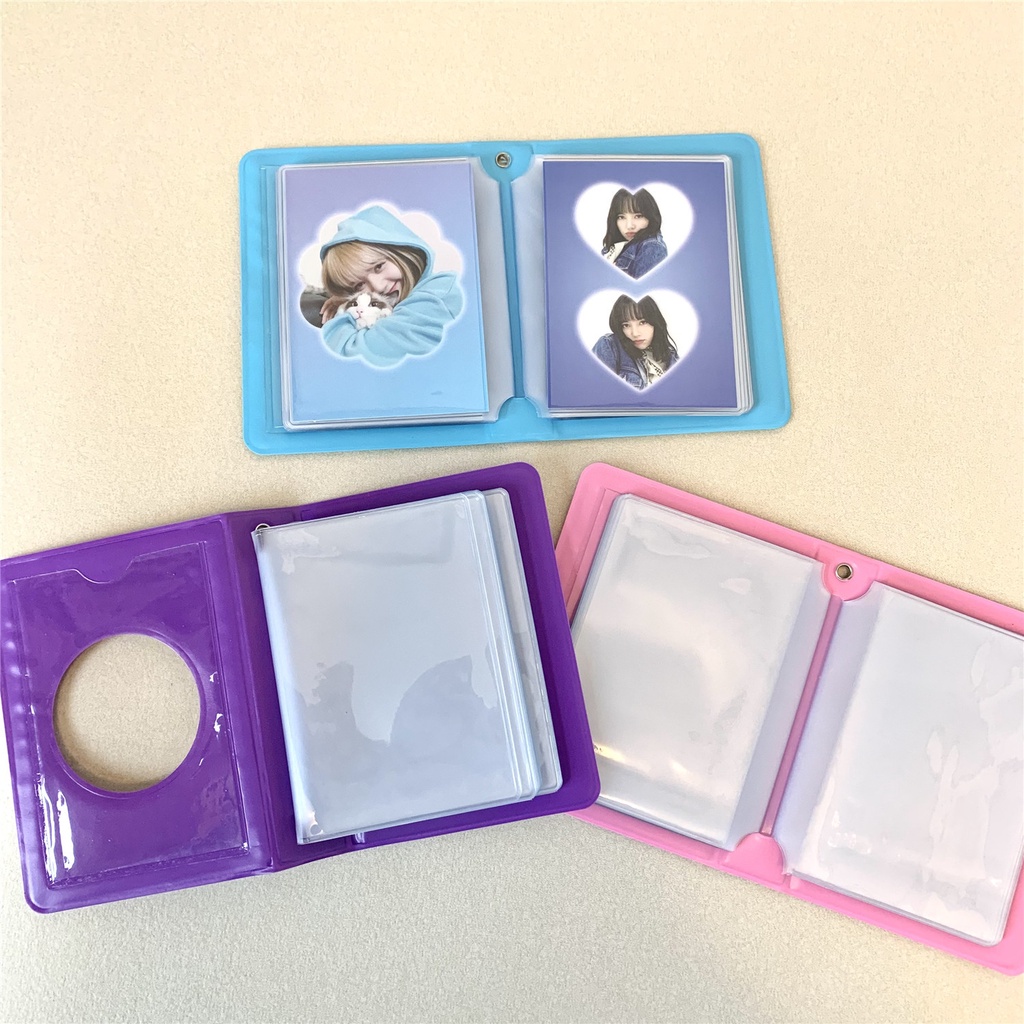 Album Ảnh 3-inch Mini Bằng PVC 20 Trang In Họa Tiết Hoạt Hình Dễ Thương Phong Cách Hàn Quốc