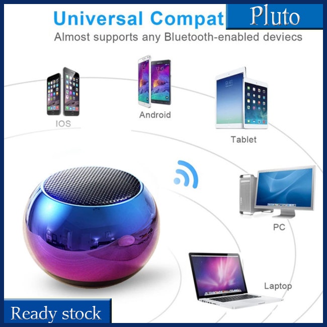 Mới Loa Bluetooth Không Dây Nhỏ Gọn Tương Thích Với Ios / Android