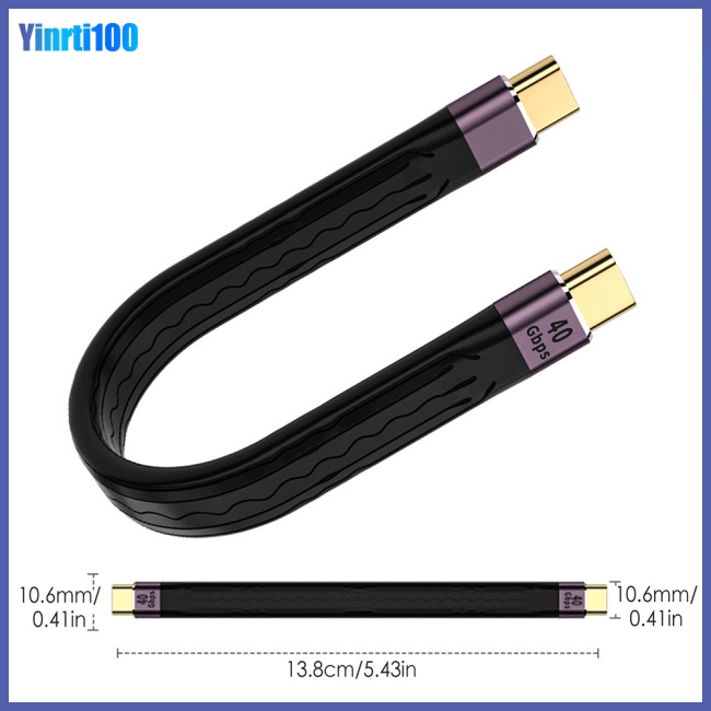 Cáp Sạc Nhanh Yinrti Usb C 40gbps Chuyên Dụng
