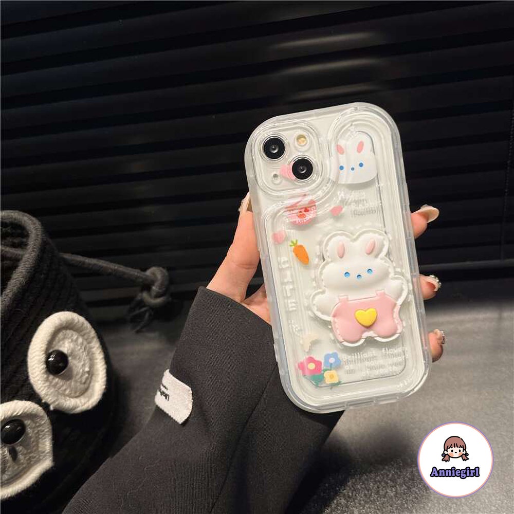Ốp Điện Thoại TPU Mềm In Hình Gấu / Thỏ Hoạt Hình Cho IPhone 11 14 Pro Max 13 Pro Max 12 X XS XS Max XR 7 8 Plus
