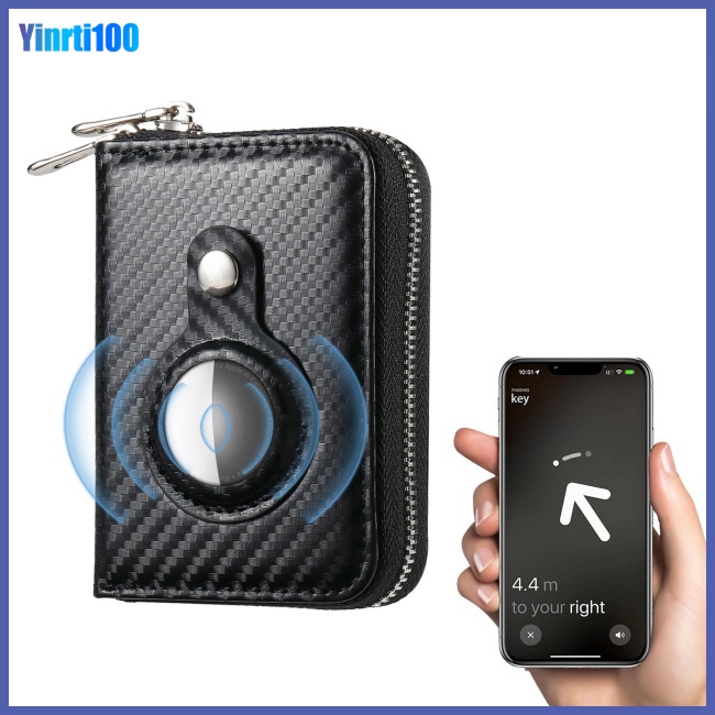 Ví Gập Thông Minh Yinrti Có Ngăn Đựng Thẻ Sức Chứa Lớn Chống Thất Lạc