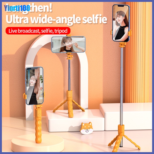 Gậy Selfie Hoạt Hình Có Điều Khiển Từ Xa Kết Nối Bluetooth Cho Điện Thoại