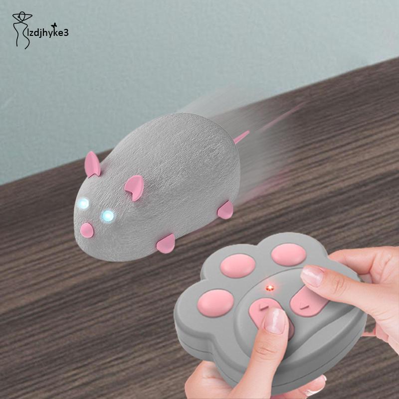 Đồ Chơi Chuột Điện Tử Điều Khiển Từ Xa lzdjhyke3 Cho Mèo Cưng