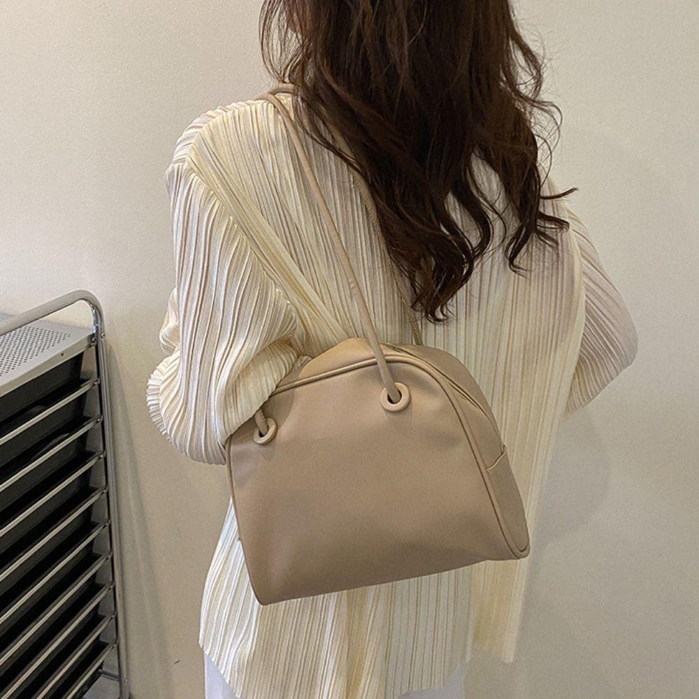 Túi Đeo Chéo Da PU Cao Cấp Màu Trơn Thời Trang Cho Nữ