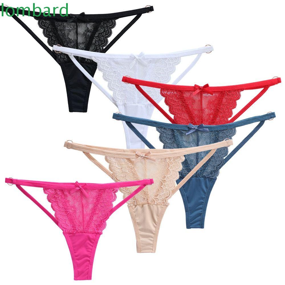 Quần Lót Dây Mảnh Lưng Thấp Đính Nơ Gợi Cảm Cho Nữ