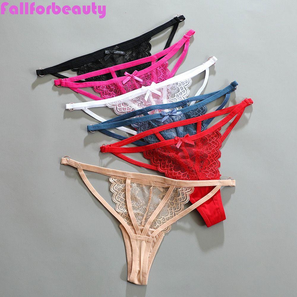Quần Lót Dây Mảnh Lưng Thấp Đính Nơ Gợi Cảm Cho Nữ