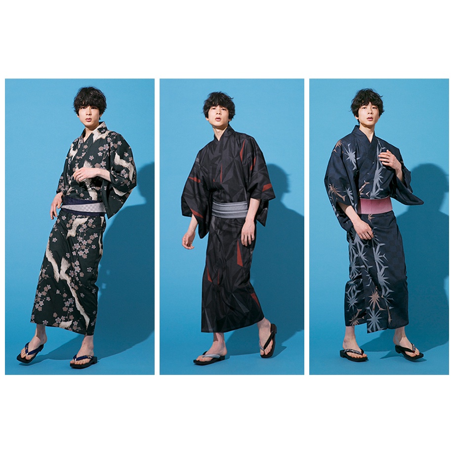 Bộ Đồ Ngủ Kimono Yukata Phong Cách Samurai Nhật Bản Cho Nam