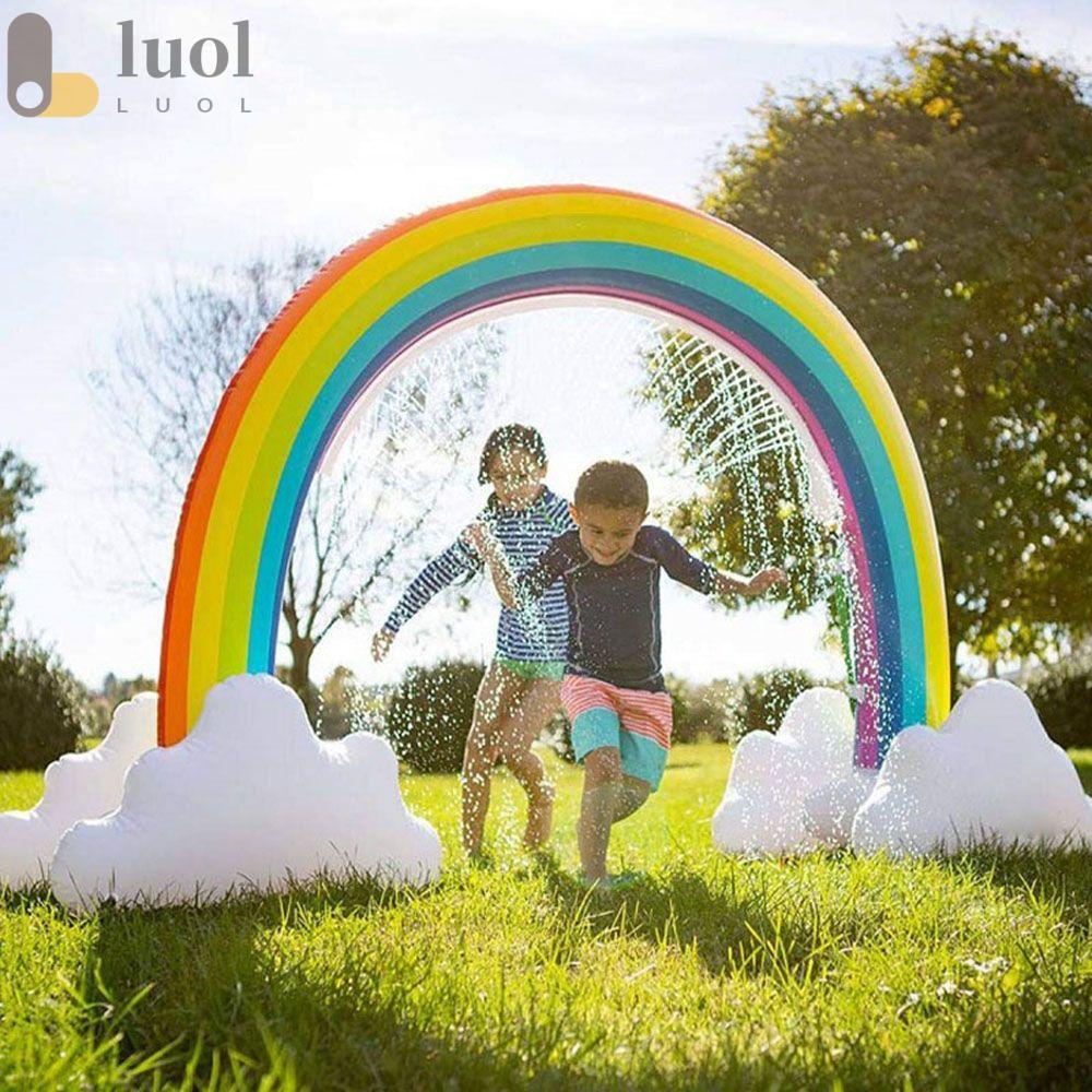 Vòi Phun Nước Hình Cầu Vồng Vui Nhộn Cho Sân Vườn