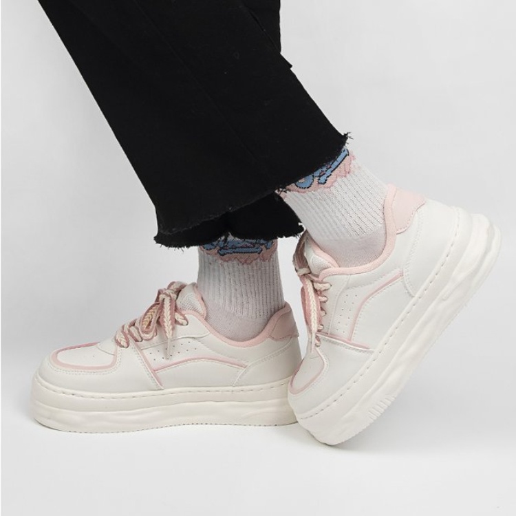 Giày Thể Thao Nữ Màu Trắng Thời Trang Năng Động