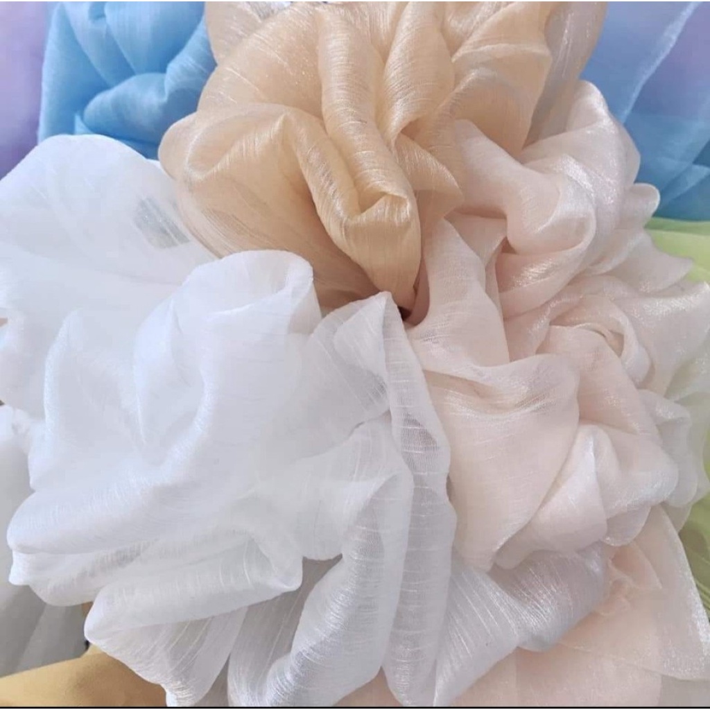 Hot trend 2023_Vải voan tơ xước ánh nhiều màu