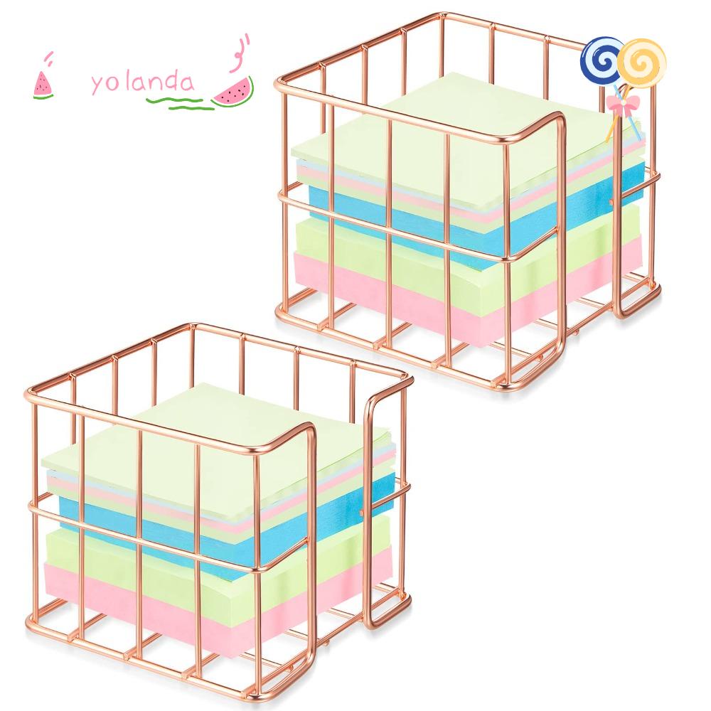 Ghi Chú Vật Tư Duy Hoa Hồng|Khối Lập Phương Bằng Kim Loại Màu Sắc Độc Đáo