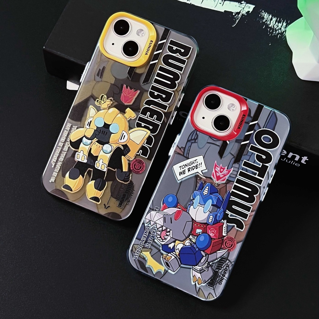 Ốp Điện Thoại Tpu Mềm Nhám Trong Suốt Chống Sốc In Hình Bumblebee Cho iPhone 14 13 12 11 Pro Max