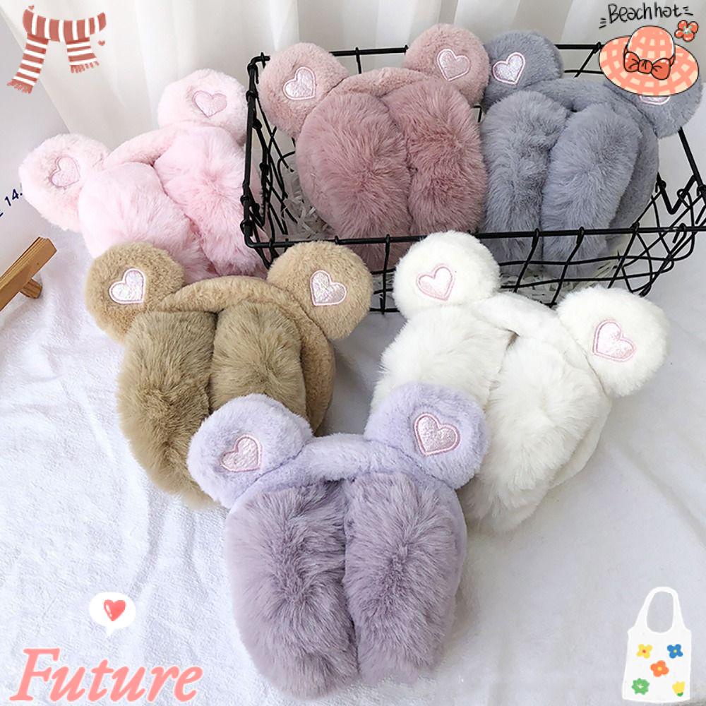 Bịt Tai Bằng Vải Bông Dày Mềm Mại Giữ Ấm Cho Người Lớn Sự Bảo Vệ