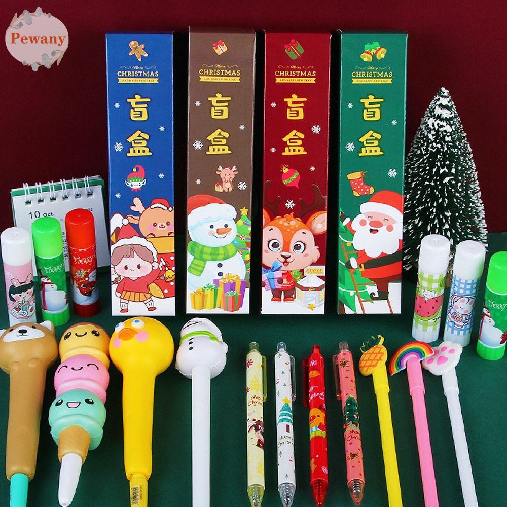 Hộp Bút Mực Kiểu Giáng Sinh Năm Mới Dùng Làm Quà Tặng Cho Học Sinh
