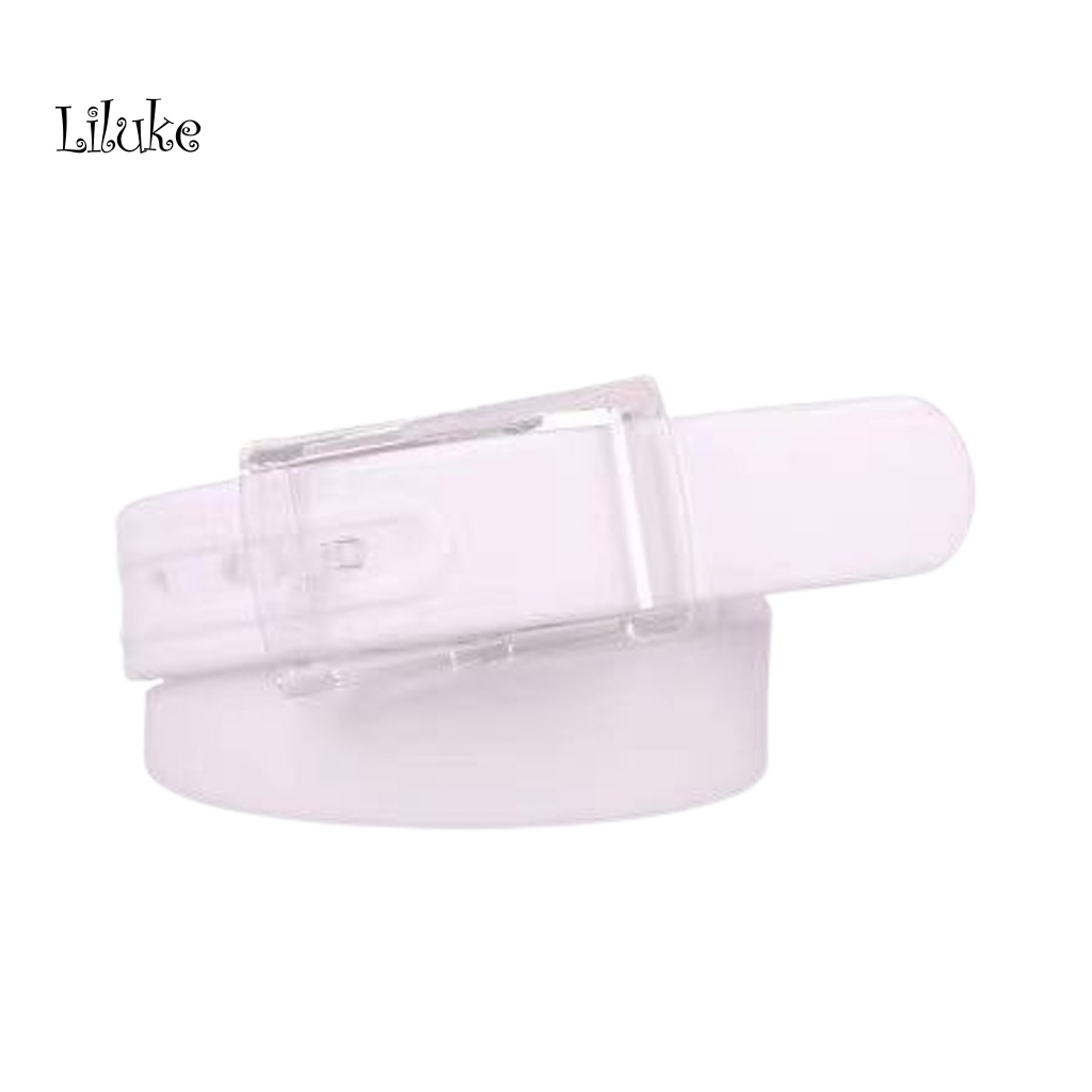 Thắt Lưng Silicon Màu Kẹo Khóa Kim Loại Không Mùi Chỉnh Được Sử Dụng Hàng Ngày Cho Nam Và Nữ