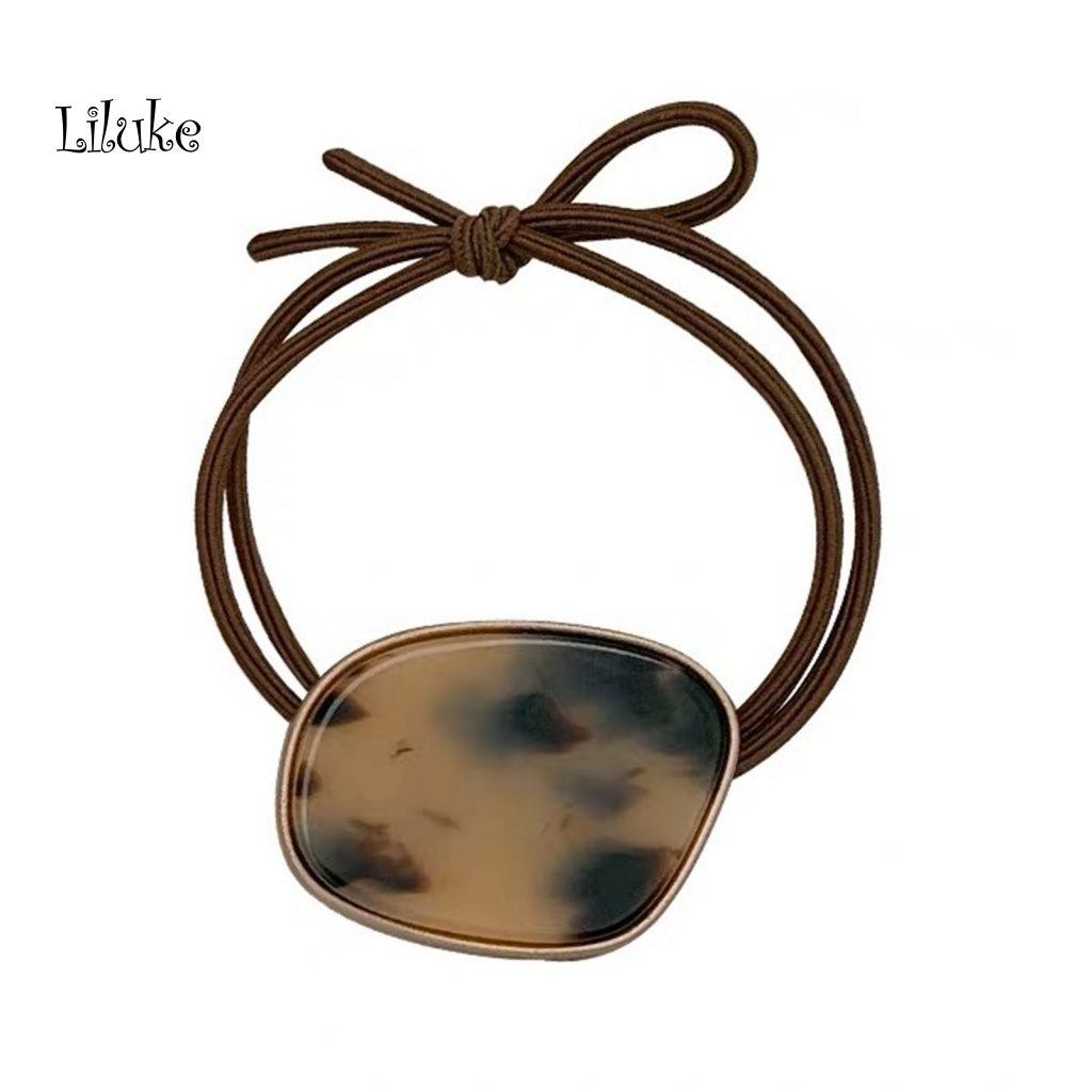 Dây Buộc Tóc Họa Tiết Da Báo Thời Trang Nữ