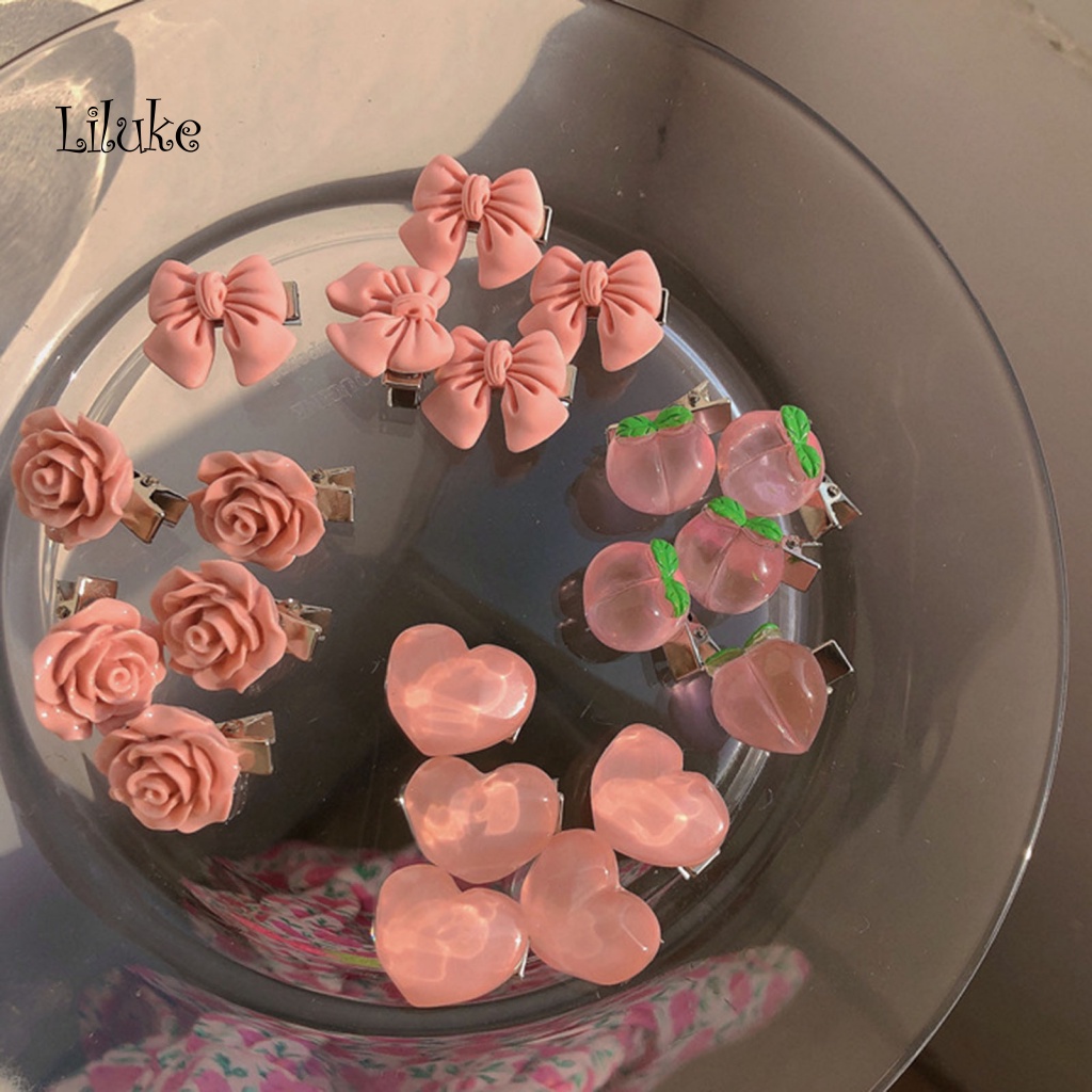 Kẹp Tóc Co Giãn Đính Hoa Dễ Thương Cho Nữ