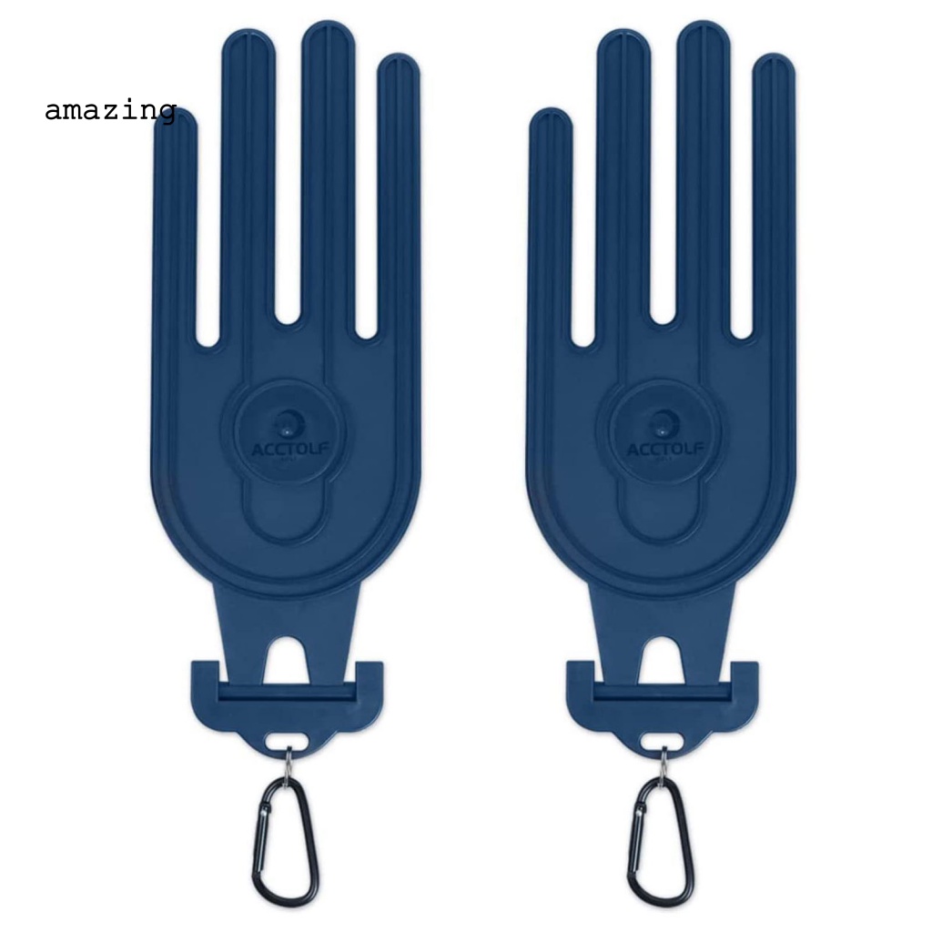 Bộ 2 Kẹp Giữ Găng Tay Đánh Golf Kèm Móc Di Động Tiện Dụng