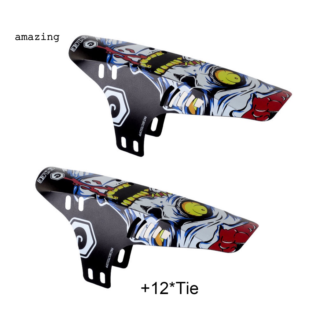 FENDER Bộ 2 Tấm Chắn Bùn Bằng Nhựa Chống Bụi Thông Dụng Cho Xe Đạp MTB