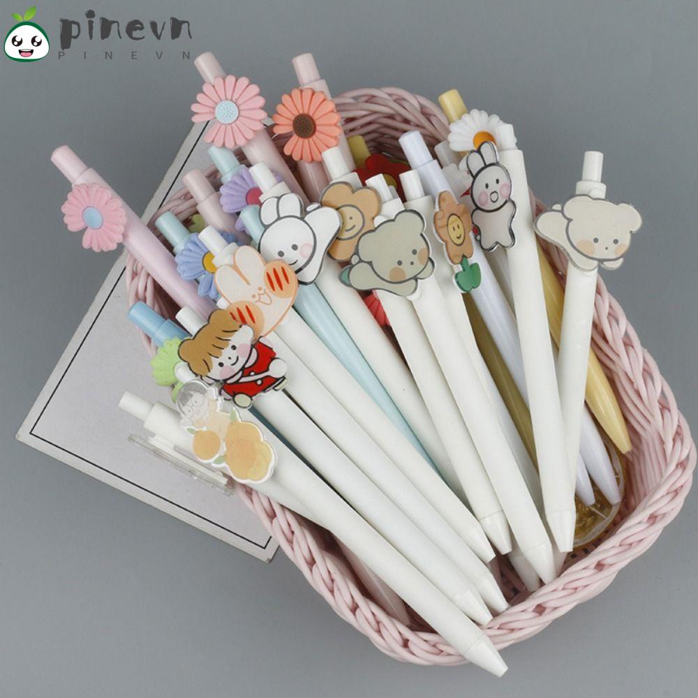 Set 6 Bút Mực Gel Kiểu Dáng Đơn Giản Tiện Dụng Chất Lượng Cao