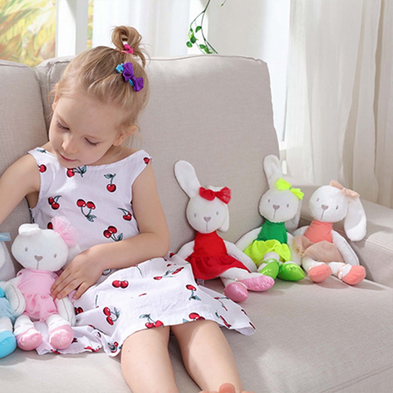 Thỏ Nhồi Bông Mềm Mại Dễ Thương Cho Bé