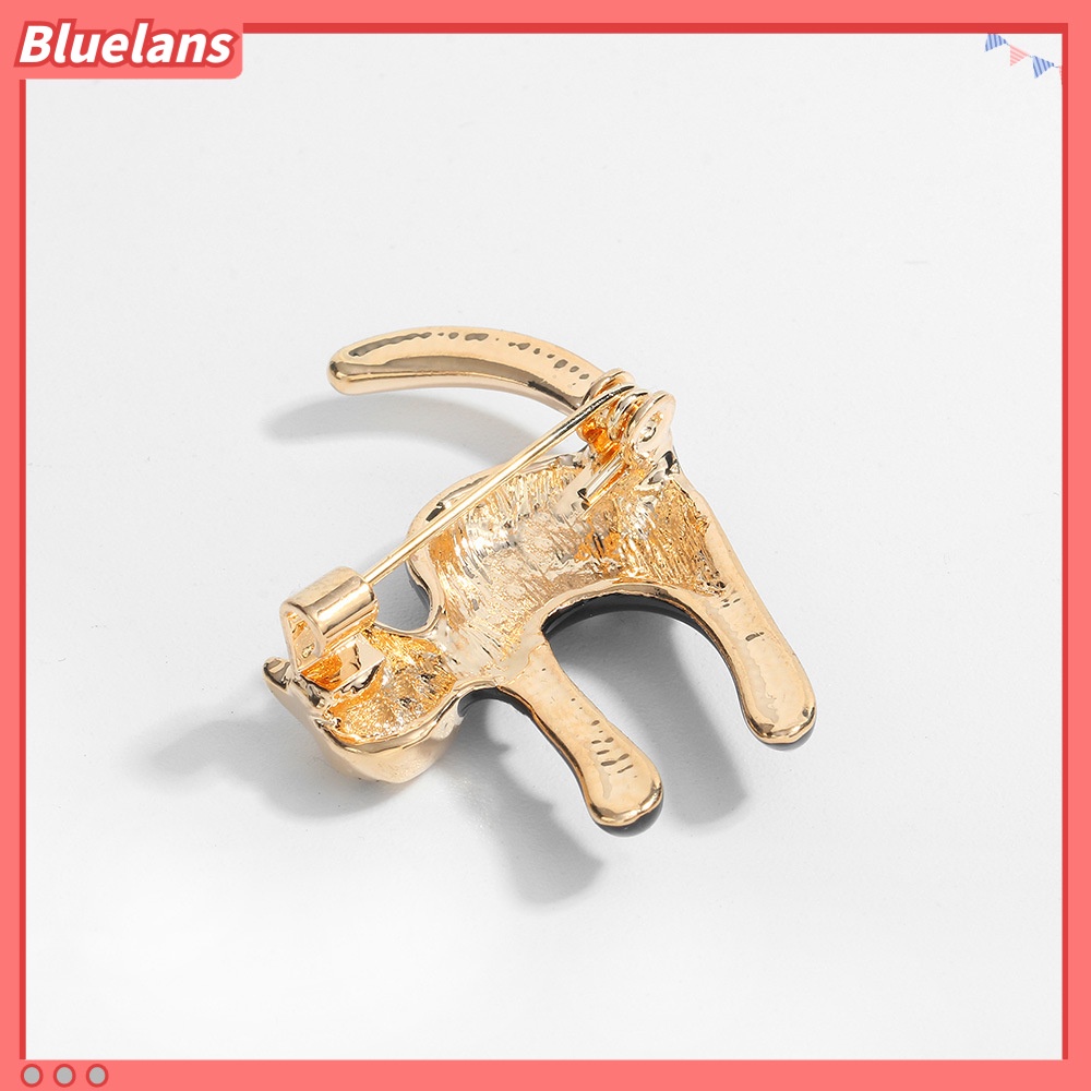 [BLS] Trâm Cài Áo Hình Mèo Hoạt Hình Đốm Dầu