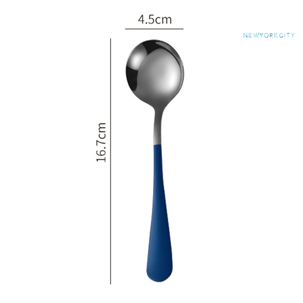 Muỗng Ăn Tối Đa Năng Bằng Thép Không Gỉ Nhiều Màu Sắc Chống Gỉ Dễ Lau Chùi