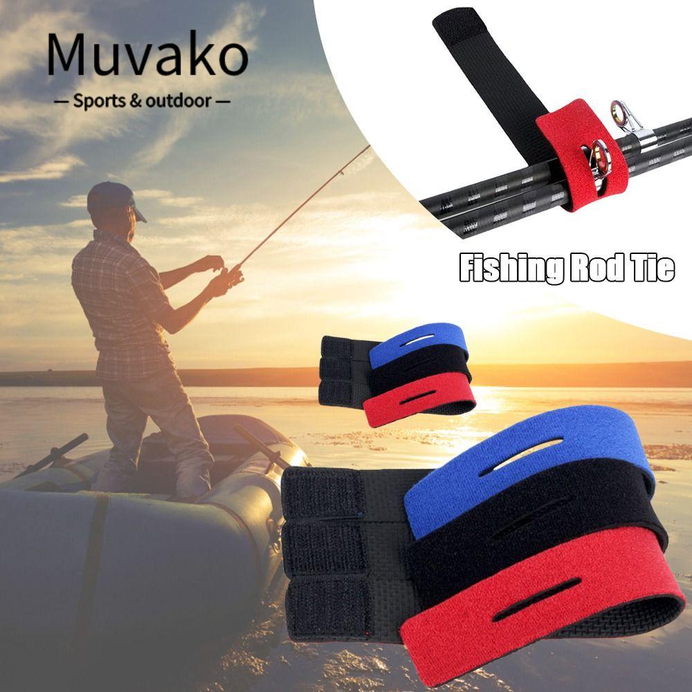 MUVAKO Bộ 10 Dây Quấn Cần Câu Cá Nhiều Màu Chắc