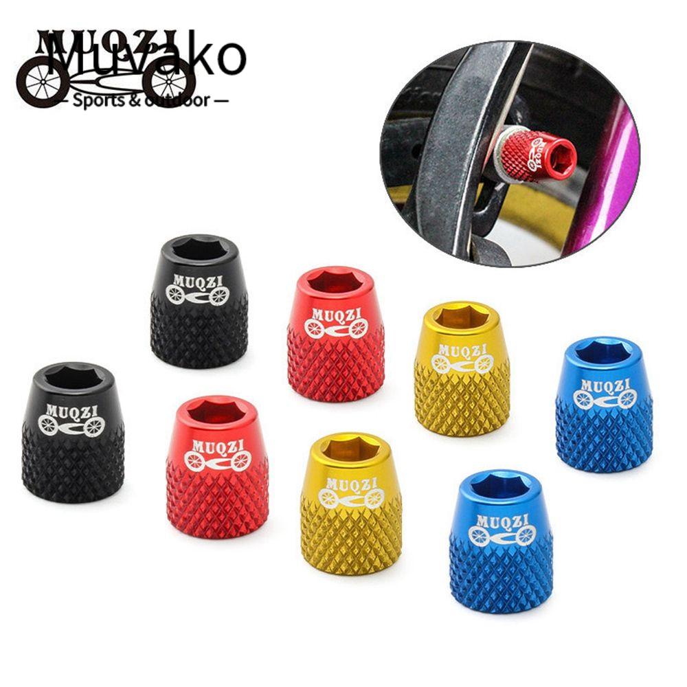 MUVAKO Set 4 Ốc Vít Hợp Kim Nhôm Hình Chữ V Chuyên Dụng Cho Phanh Xe Đạp Leo Núi