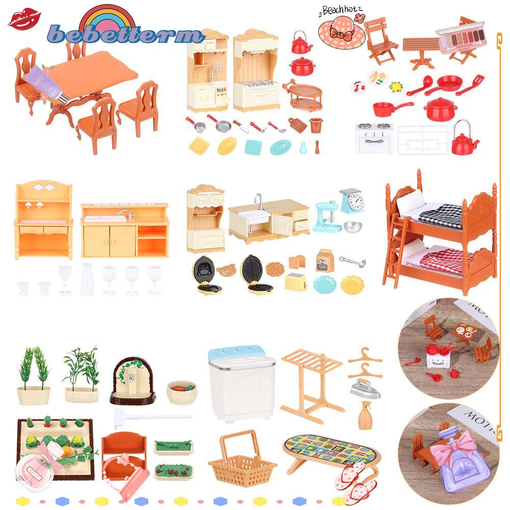 Đồ Nội Thất Nhà Bếp 3D Trang Trí Nhà Búp Bê