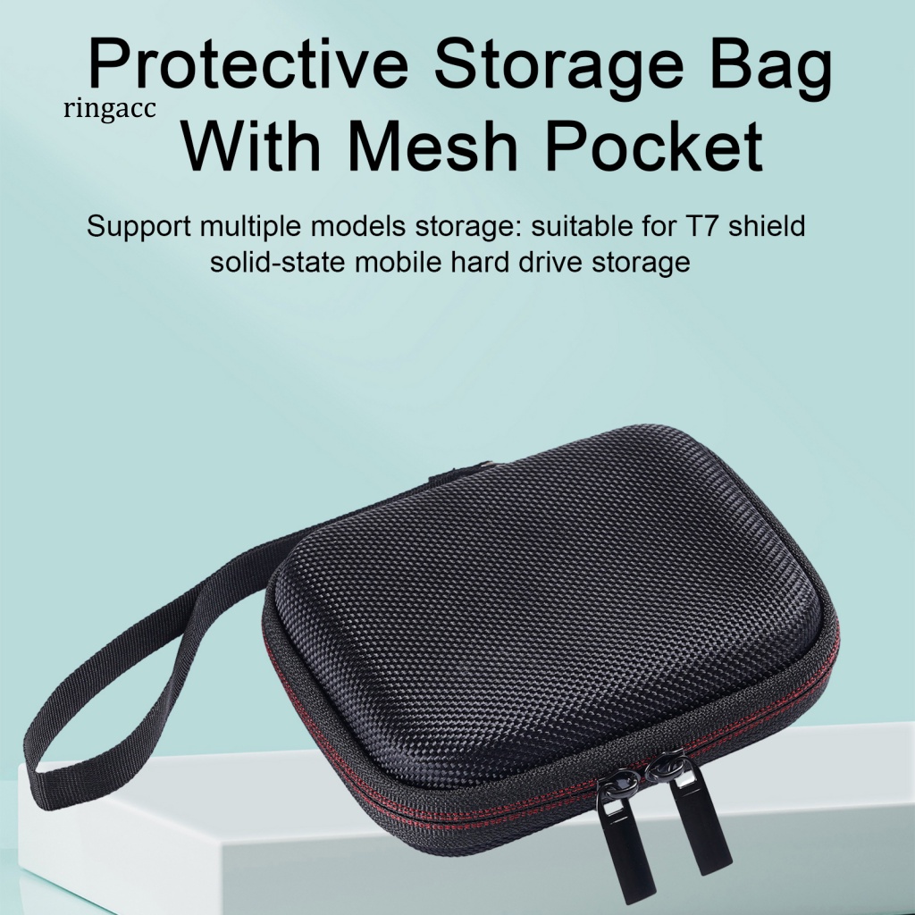 Túi Đựng SSD Bằng EVA Phối Lưới Chống Sốc Có Quai Xách Tiện Dụng
