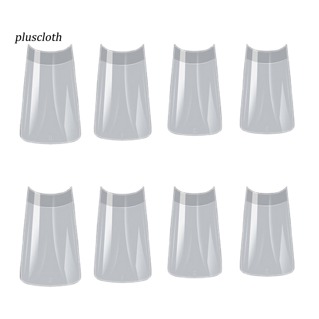&lt; Pluscloth &gt; Set 500 Móng Chân Giả Dán Dễ Tháo Rời Lâu Trôi Phong Cách Pháp Rộng Rãi Cho Salon