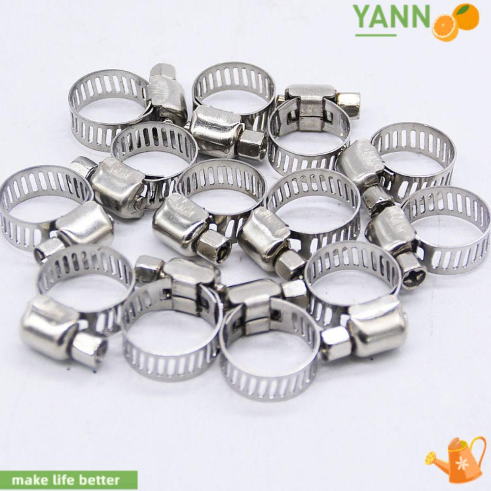 Bộ 20 Kẹp Ống Nước 3 / 8 '' - 5 / 8 '' Bằng Thép Không Gỉ Tùy Chỉnh Tiện Dụng Chất Lượng Cao