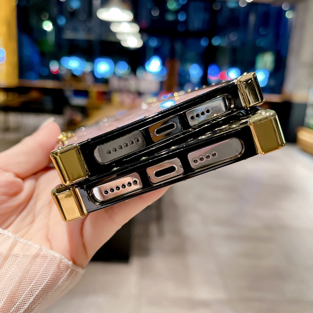 Ốp Điện Thoại Vuông Hình Nhãn Hiệu Thời Trang Cho Samsung Galaxy Note 20 Ultra Note 10 Plus Note 9 S20 + S10 Plus