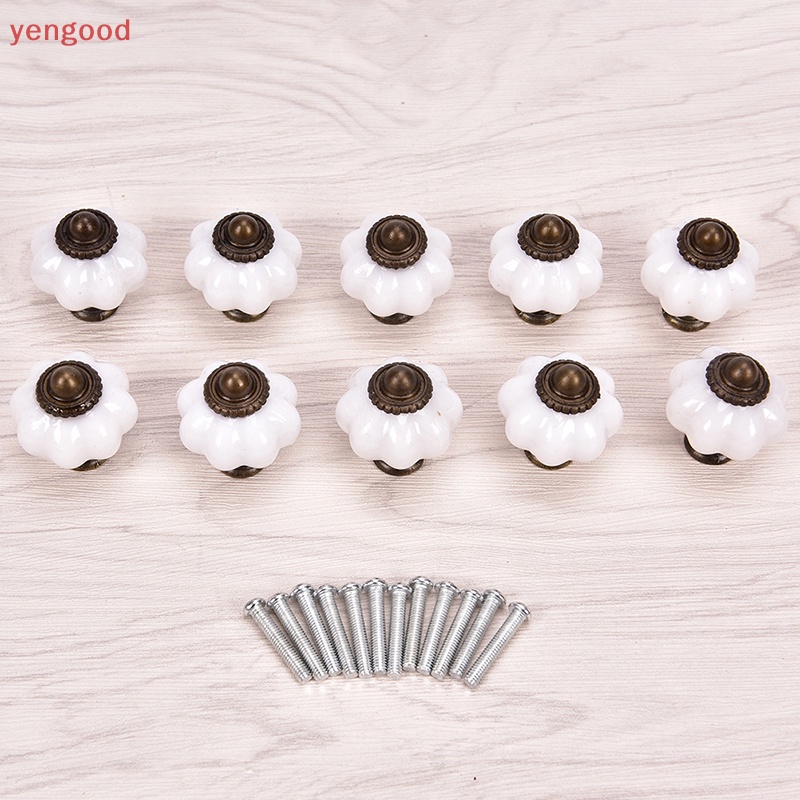 Set 10 Tay Nắm Cửa Tủ / Ngăn Kéo Phong Cách Vintage