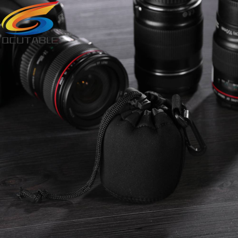Túi Đựng Bảo Vệ Ống Kính Máy Ảnh Bằng Cao Su Tổng Hợp Mềm Chống Nước Có