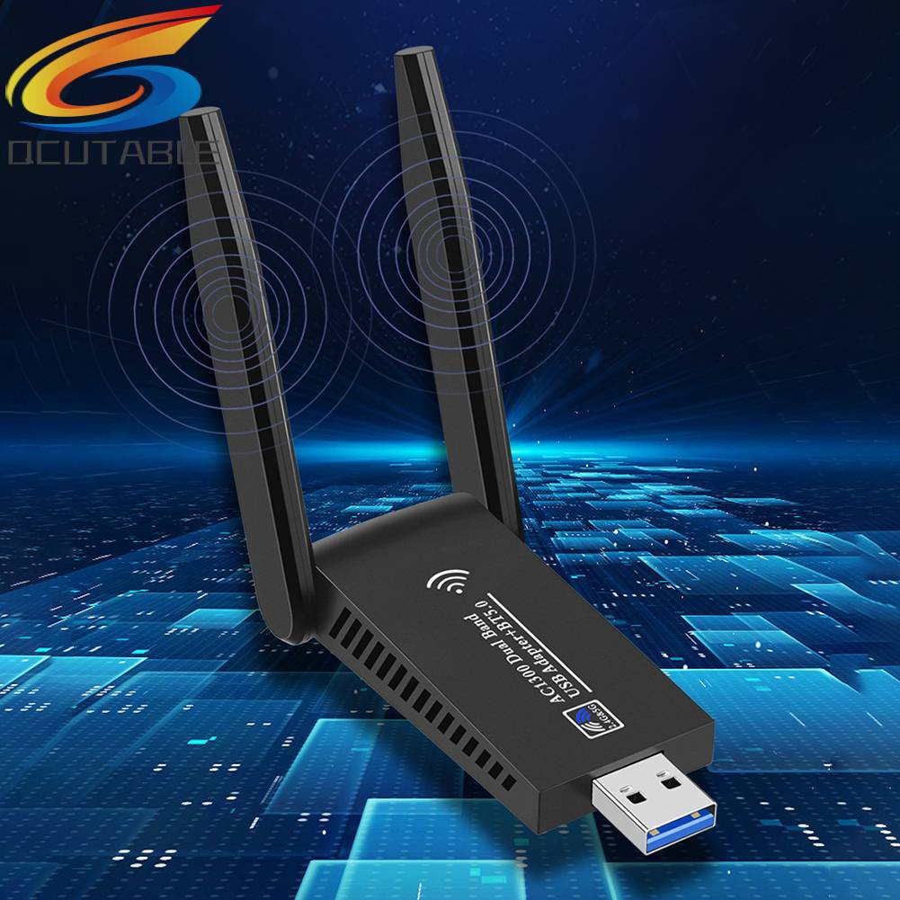 Thẻ Mạng Không Dây 1300M USB3.0 2.4GHz 5GHz Băng Tần Kép