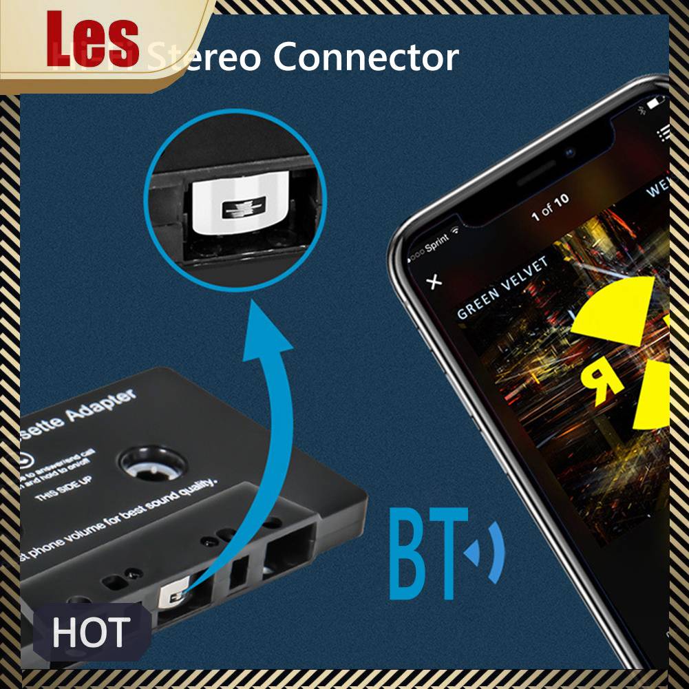 Bộ Chuyển Đổi Băng Cát Sét Âm Thanh Nổi Trên Xe Hơi Bluetooth MP3 SBC