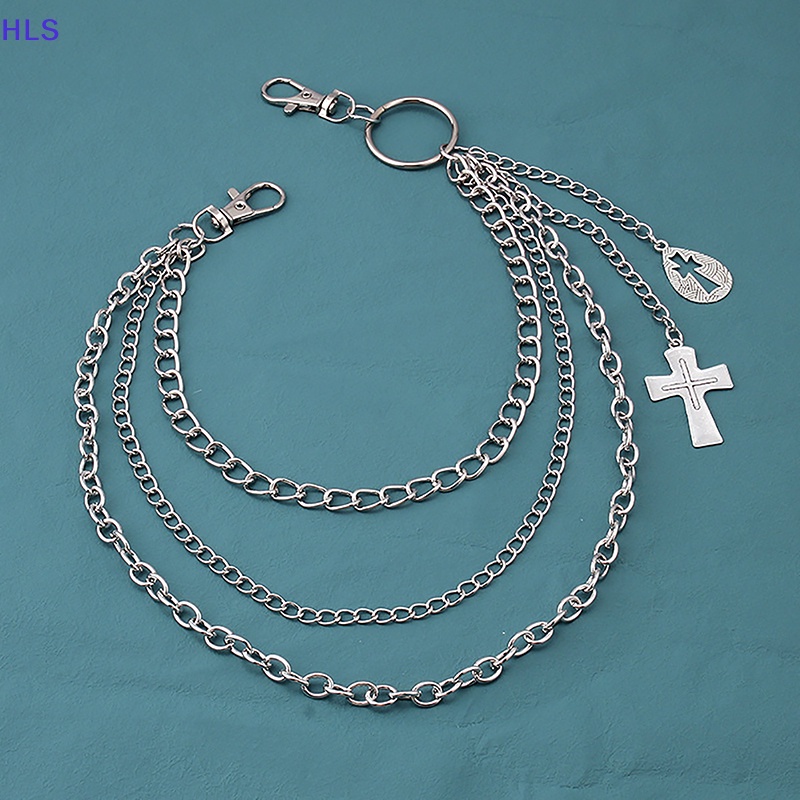 Dây Xích Kim Loại Nhiều Lớp Đeo Thắt Lưng Quần Jean Phong Cách Punk Cá Tính Cho Nữ