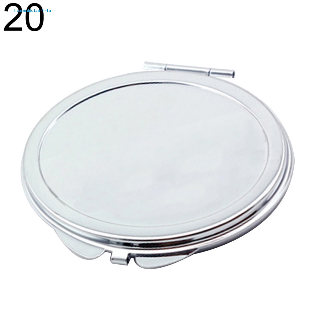 Gương Trang Điểm Gấp Gọn Hình Tròn / Trái Tim / Vuông Kích Thước Nhỏ Gọn 1.br